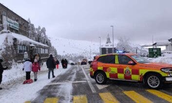 Aviso amarillo por nieve y viento en la Sierra de Madrid con riesgo notable de aludes
