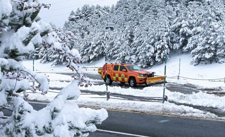 La Comunidad de Madrid activa la situación operativa 0 de su Plan de Inclemencias Invernales por la previsión de nieve
