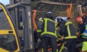 Herido grave un trabajador de 40 años en Algete tras quedar atrapado por unas planchas de hierro