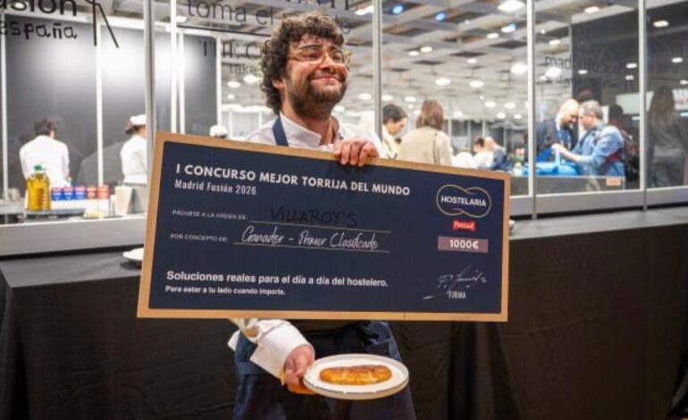 La mejor torrija del mundo lleva el sello de Arganda: Martín Martínez Villamor conquista Madrid Fusión