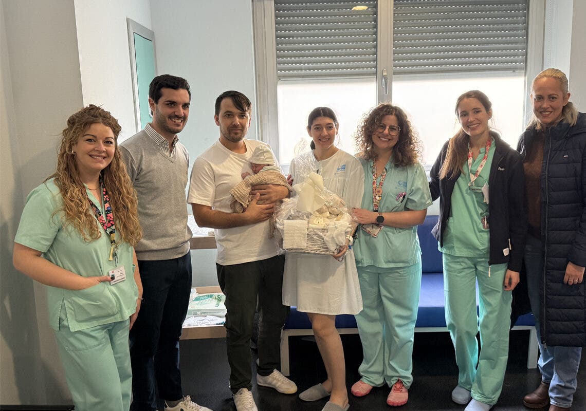 Liam Gabriel, el primer bebé torrejonero nacido en 2026 en el Hospital de Torrejón