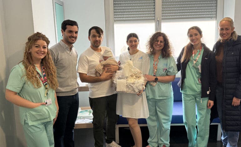 Liam Gabriel, el primer bebé torrejonero nacido en 2026 en el Hospital de Torrejón