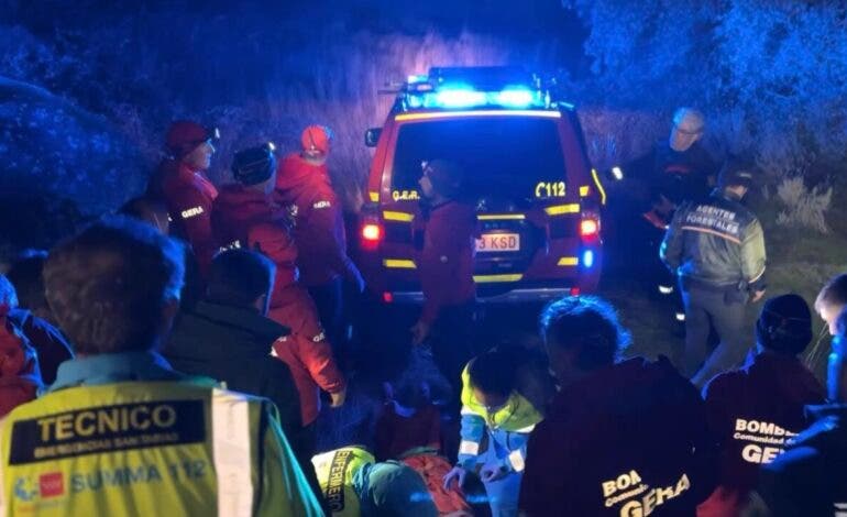 Localizan con vida al hombre desaparecido en Cenicientos tras casi 24 horas de búsqueda