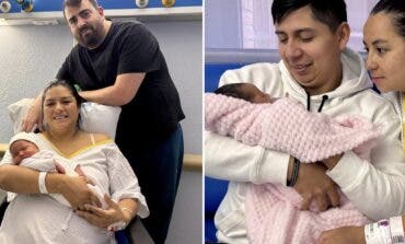 Elsa y Zoe, el primer y el último bebé nacidos en 2026 y 2025 en Alcalá de Henares