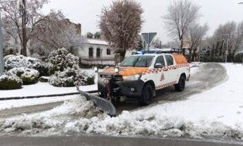 La nevada provoca algunas incidencias en Villalbilla, Paracuellos y Los Santos de la Humosa