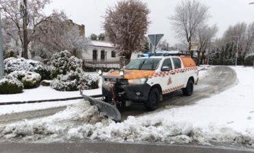 La nevada provoca algunas incidencias en Villalbilla, Paracuellos y Los Santos de la Humosa