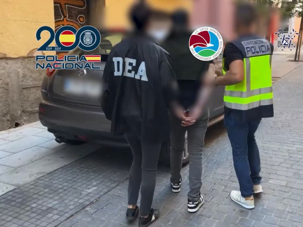 Nueve detenidos, entre ellos un miembro del cártel de Sinaloa oculto en un piso de Madrid, por tráfico de metanfetamina en piedras de mármol