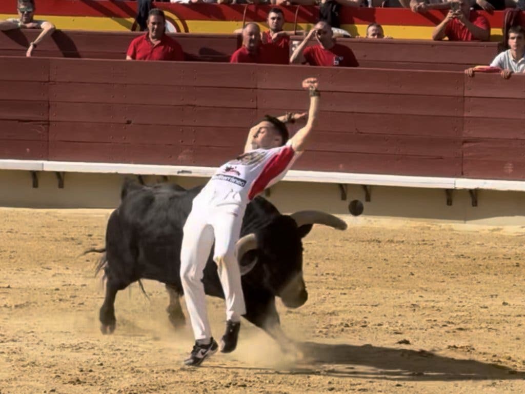 El recortador de Arganda «El Peta», grave tras una fuerte cogida en San Sebastián de los Reyes