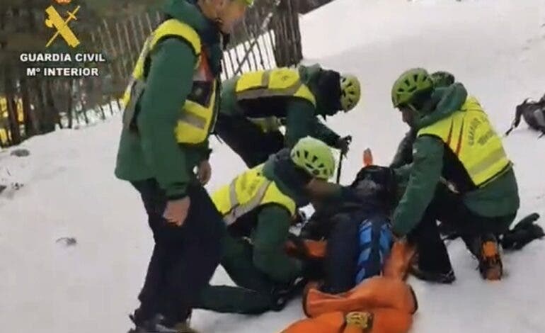 La Guardia Civil rescata a más de diez personas en la Sierra de Madrid en el primer fin de semana del año