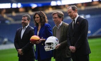 Ayuso celebra el regreso de la NFL a Madrid: partido este año en el Bernabéu y otro en 2027