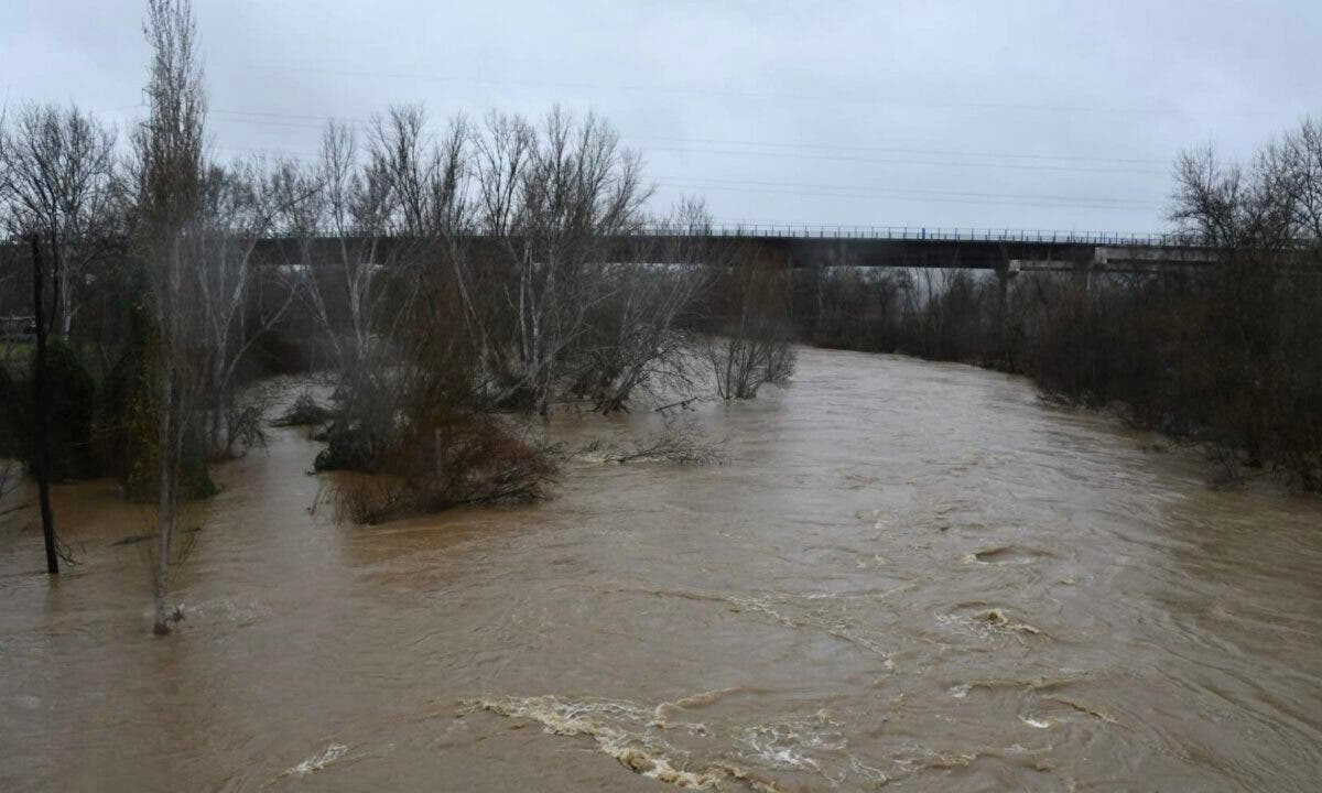 El Henares y el Jarama continúan en nivel rojo por riesgo de desbordamientos en Alcalá, San Fernando y Mejorada