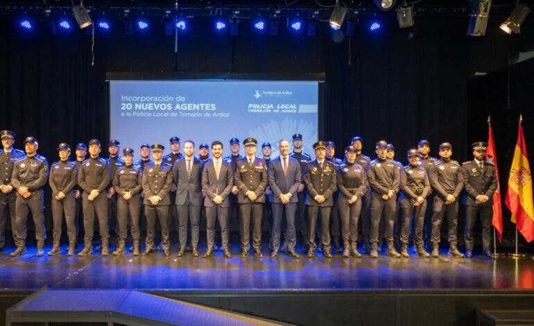 Torrejón refuerza su Policía Local con 20 nuevos agentes